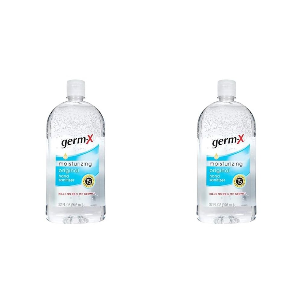 2 Germ-X Original Hand Sanitizer, Germ-X Hand Sanitizer, Original, 2X32 fl oz